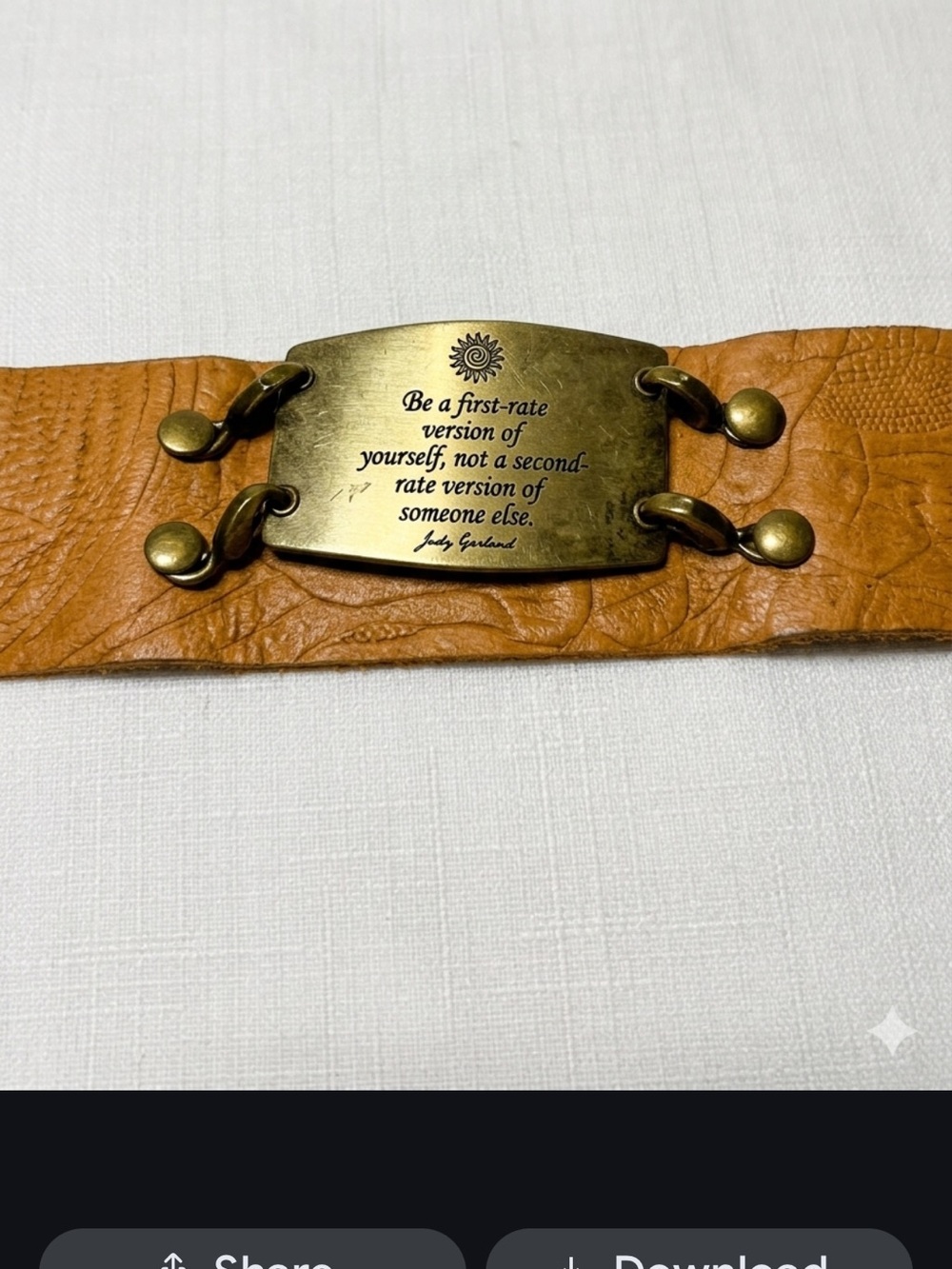 Lenny and Eva Tan Leather Cuff Bracelet
Be a first version of of yourself